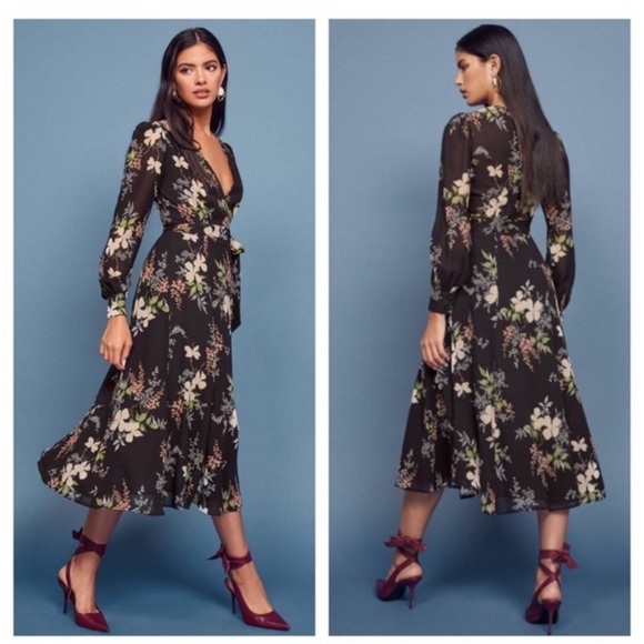 Reformation Dresses & Skirts - NWT Reformation Susanna Wrap Dress Sz 12